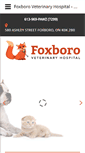 Mobile Screenshot of foxborovet.com